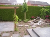 Strakke tuin aangelegd in Ootmarsum.